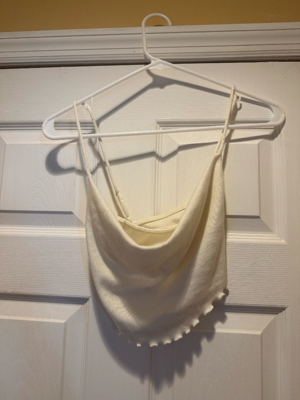 Urban outfitters cowl neck crop top